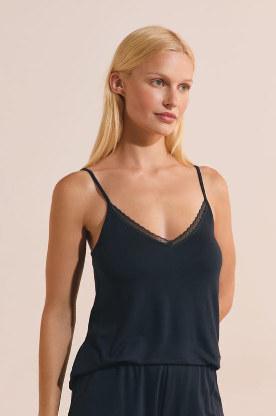 Caraco de pyjama &agrave; motifs;${refinementColor}