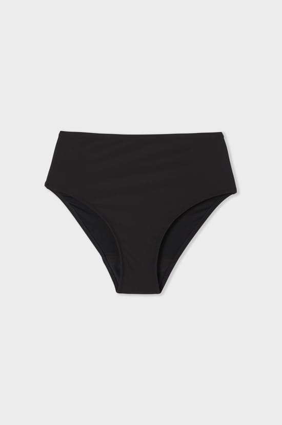 Culotte de bain menstruelle taille haute;${refinementColor}