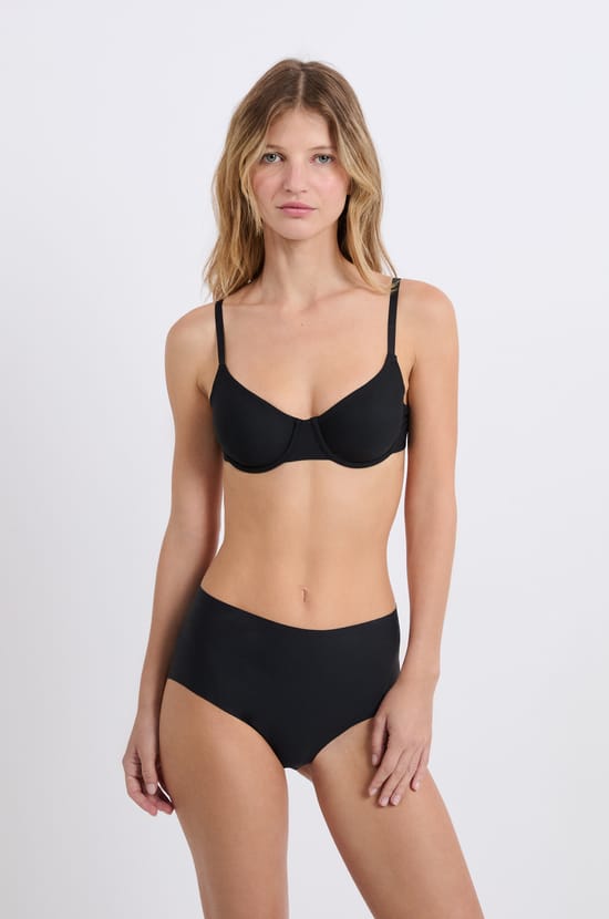 Microfibre midi brief;${refinementColor}