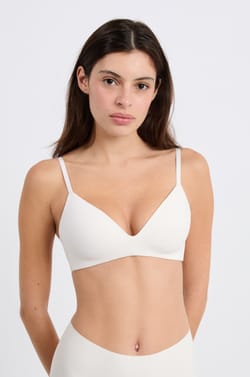 Wireless lightly lined microfibre bra;${refinementColor}