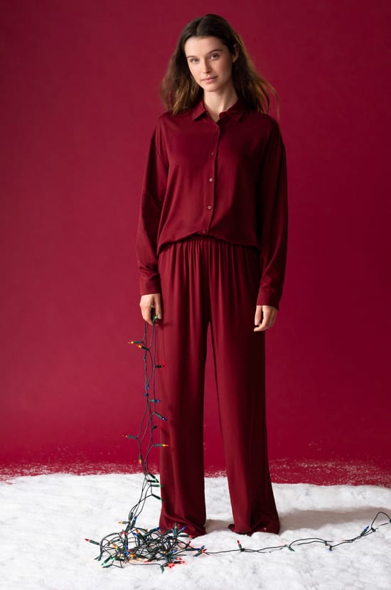 Pyžamová košile s dlouhými rukávy;${refinementColor}