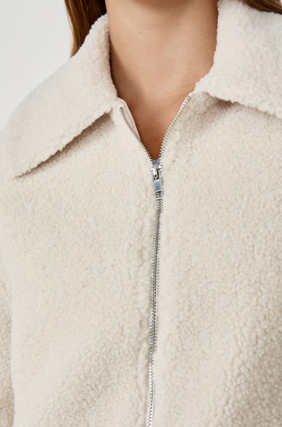 Faux Fur Jacket;${refinementColor}