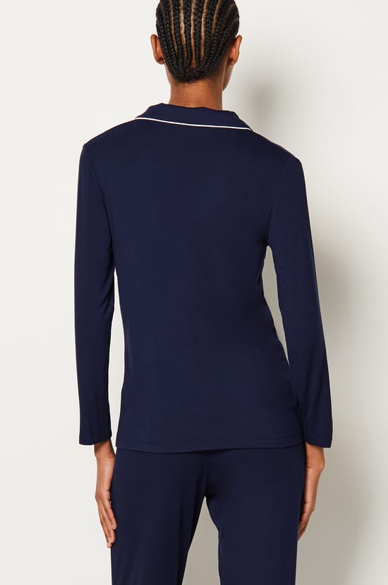 Chemise de pyjama manches longues;${refinementColor}