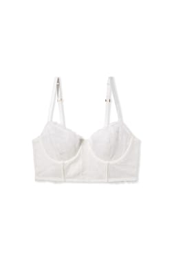 Soutien-gorge bustier avec broderie;${refinementColor}