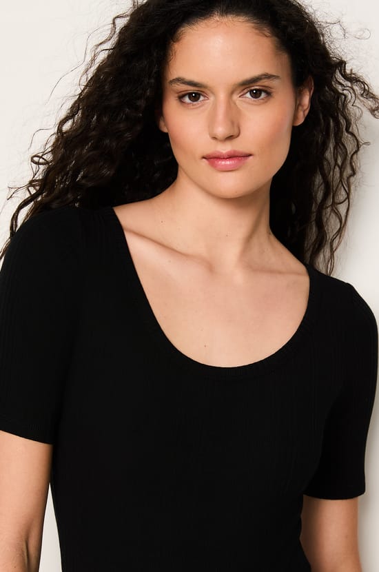 Body en coton côtelé;${refinementColor}