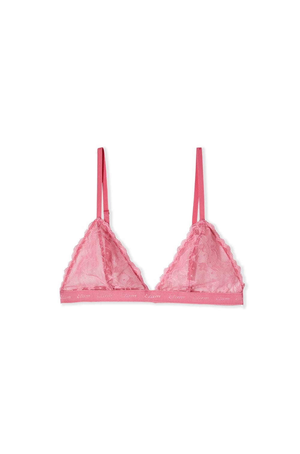 Soutien-gorge triangle en dentelle;${refinementColor}