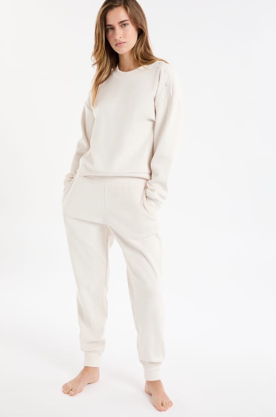 Pyjama Trousers with Elasticated Waist;${refinementColor}