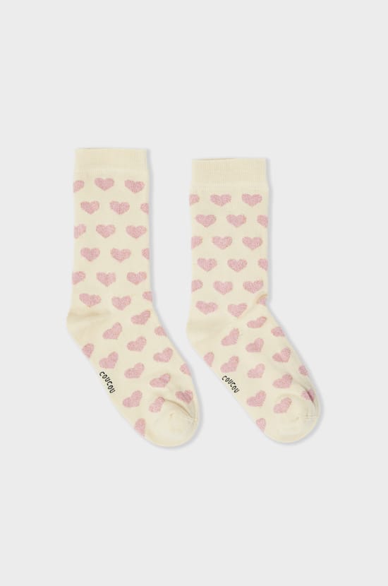 Chaussettes à motifs coeurs Coucou Suzette;${refinementColor}