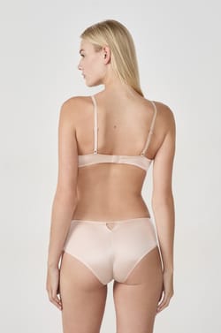 Triangle bra with shiny effect;${refinementColor}