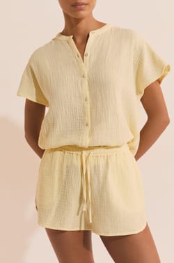 Short de pyjama en coton;${refinementColor}