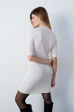 Short Turtleneck Dress;${refinementColor}