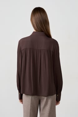 Blouse met strik aan de voorkant;${refinementColor}