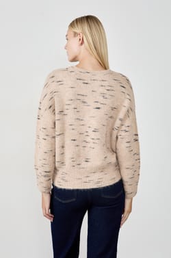 Jersey de cuello redondo;${refinementColor}