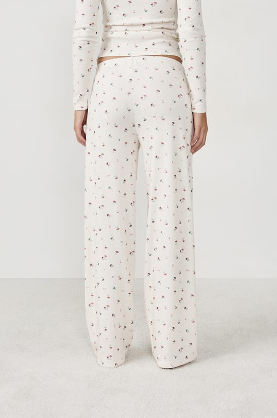 Pantalon de pyjama avec imprimé champignons;${refinementColor}