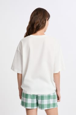 Cotton T-Shirt With Dog Pattern;${refinementColor}
