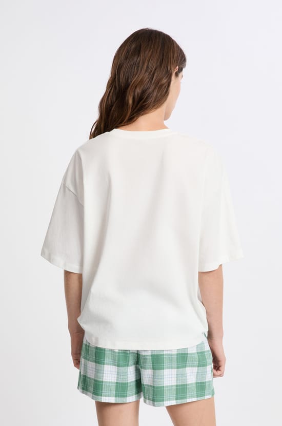Cotton T-Shirt With Dog Pattern;${refinementColor}