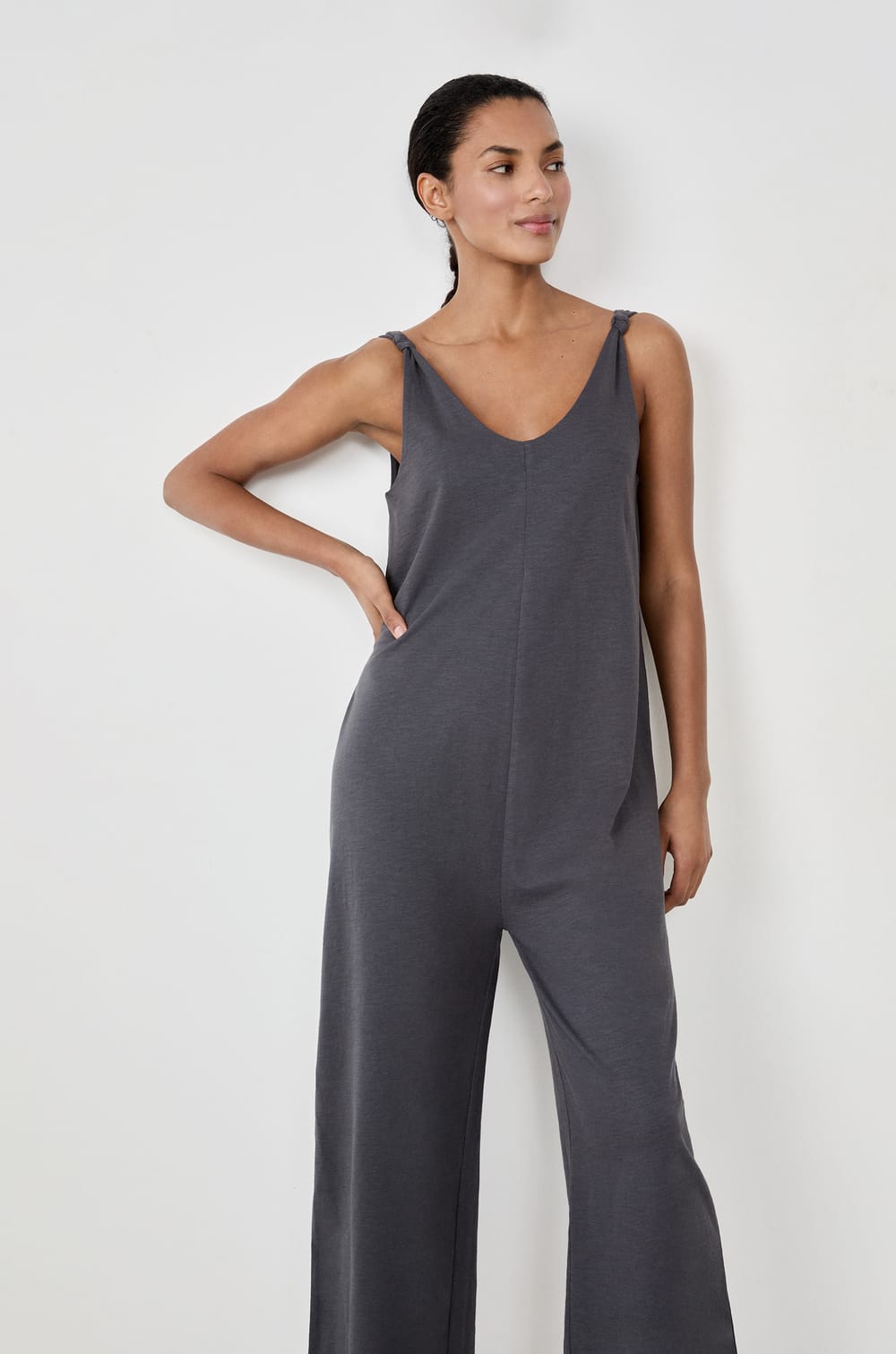 Combinaison de pyjama large en coton;${refinementColor}