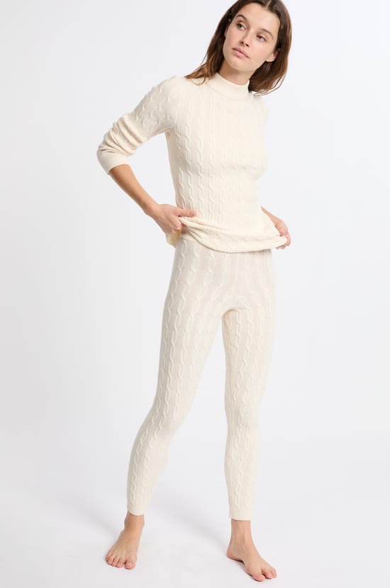 Pantalon legging de pyjama;${refinementColor}