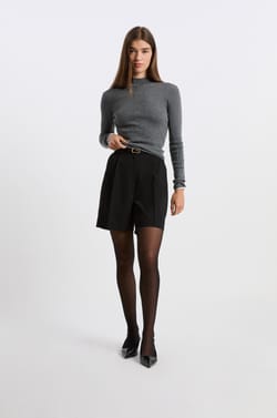 High Neck Sweater;${refinementColor}