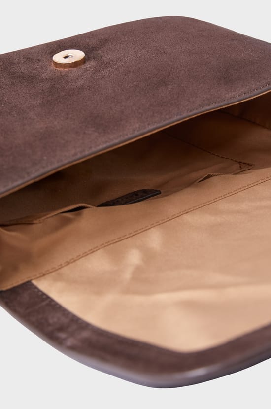 Bolso bandolera de cuero;${refinementColor}