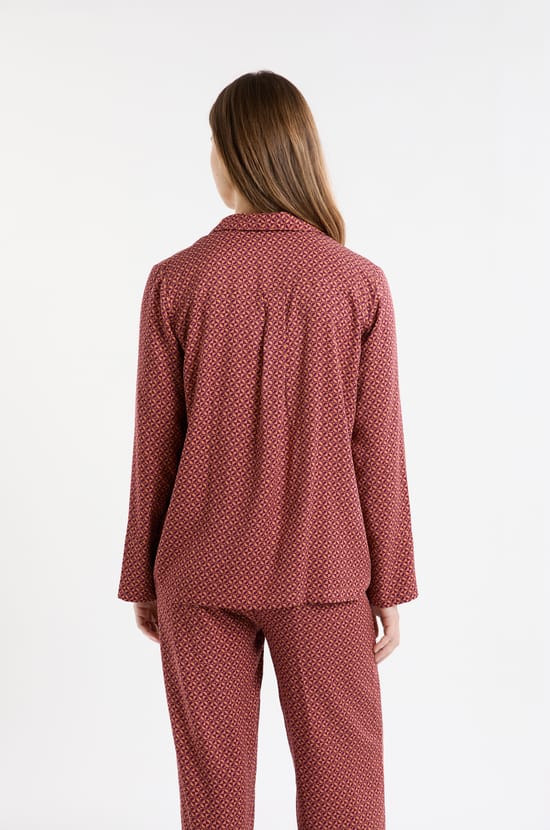 Chemise de pyjama à motifs;${refinementColor}