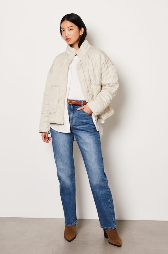 Quilted Jacket;${refinementColor}