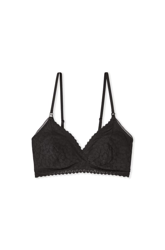 Bra N.8 - The Cotton Triangle with Nursing Clips and Anti-Leak Pads;${refinementColor}