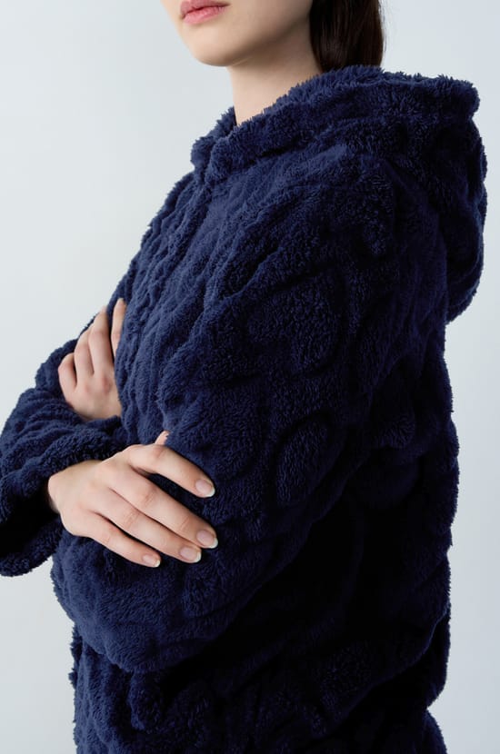 Veste à capuche polaire;${refinementColor}