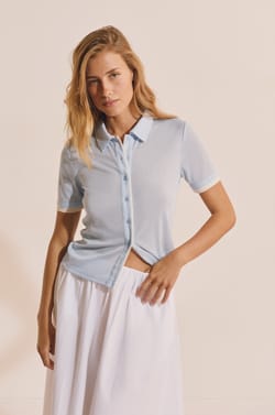 Chemise &agrave; manches courtes multicolore;${refinementColor}