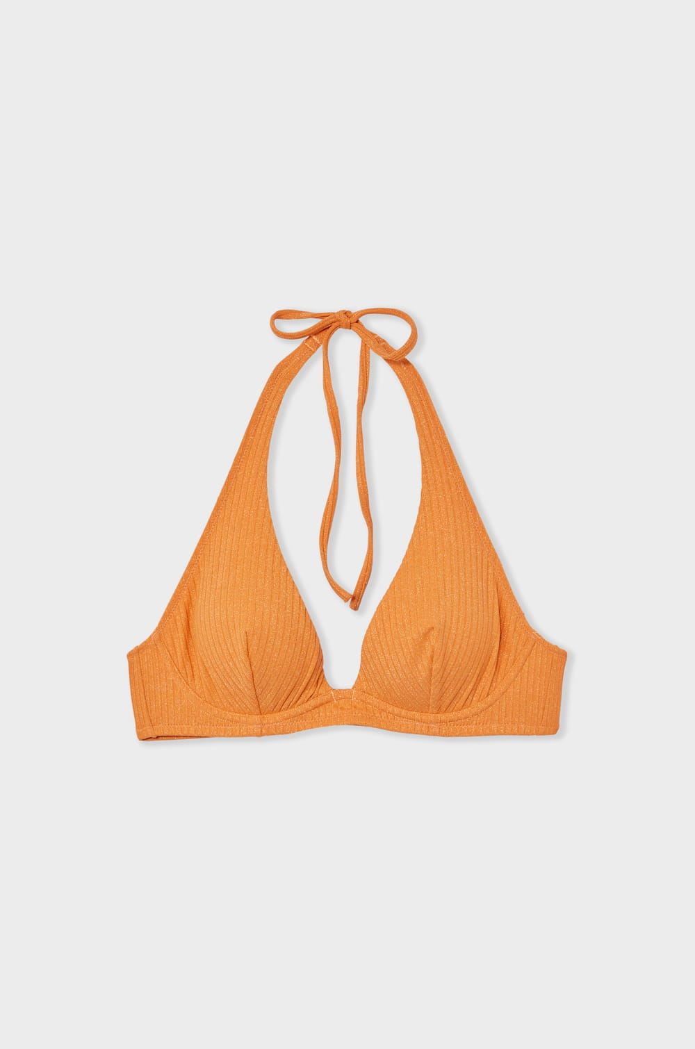 Bikini Top Triangle Iridescent with Underwires;${refinementColor}