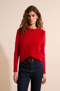 Pull sans manche avec laine;${refinementColor}