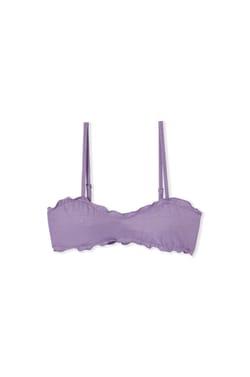Haut de maillot de bain bandeau paillet&eacute; avec bretelles amovibles;${refinementColor}