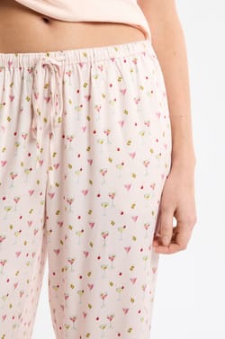 Pantalon de pyjama à motifs;${refinementColor}