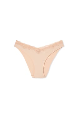 Culotte avec d&eacute;tail dentelle;${refinementColor}