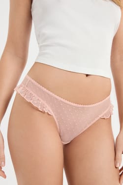 Tanga en tulle;${refinementColor}