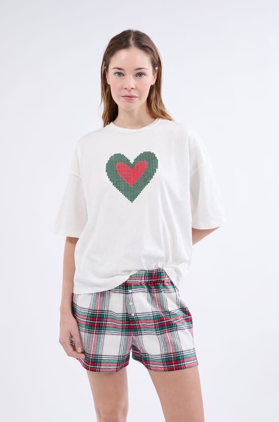 Pyjama 2 pièces en coton;${refinementColor}