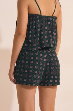 Pantal&oacute;n corto de pijama estampado;${refinementColor}