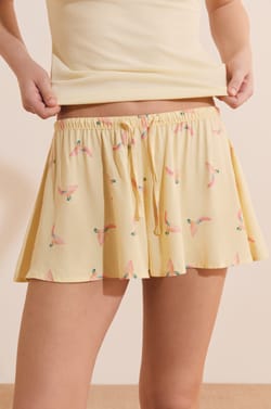 Short de pyjama &agrave; motifs;${refinementColor}