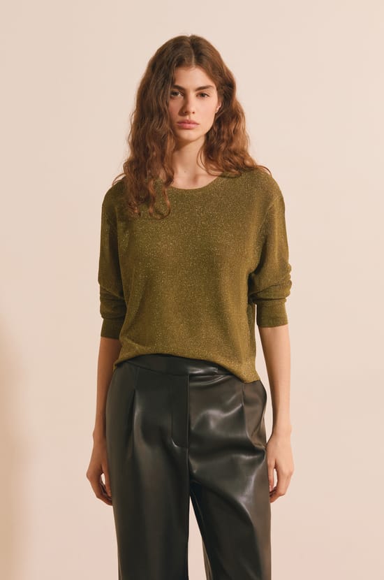 Pull manches longues iris&eacute;;${refinementColor}