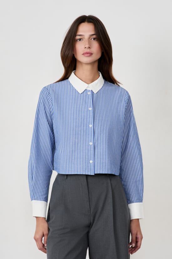 Short Striped Shirt;${refinementColor}