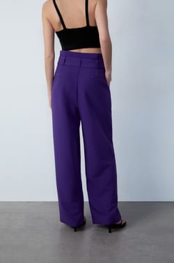 Wide Tie-Waist Trousers;${refinementColor}