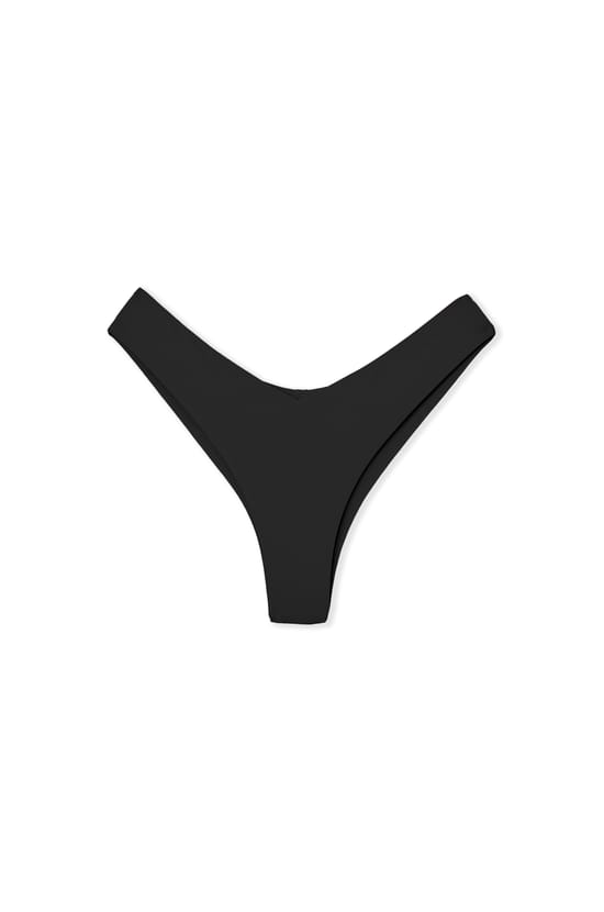 Brazilian High Leg Bikini Bottom;${refinementColor}