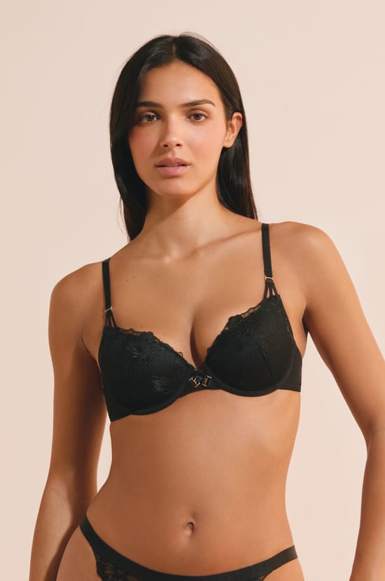 Soutien-gorge N.4 - Le coques fines en broderie florale;${refinementColor}