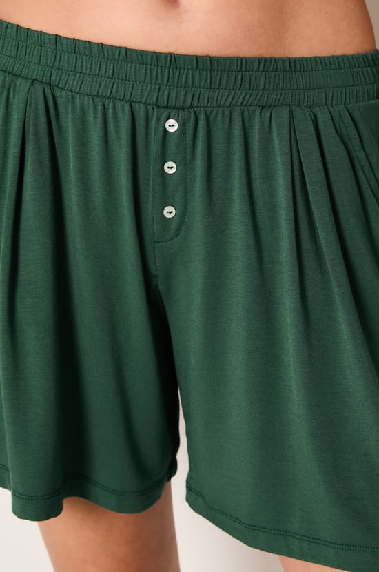 Modal Pajama Shorts;${refinementColor}
