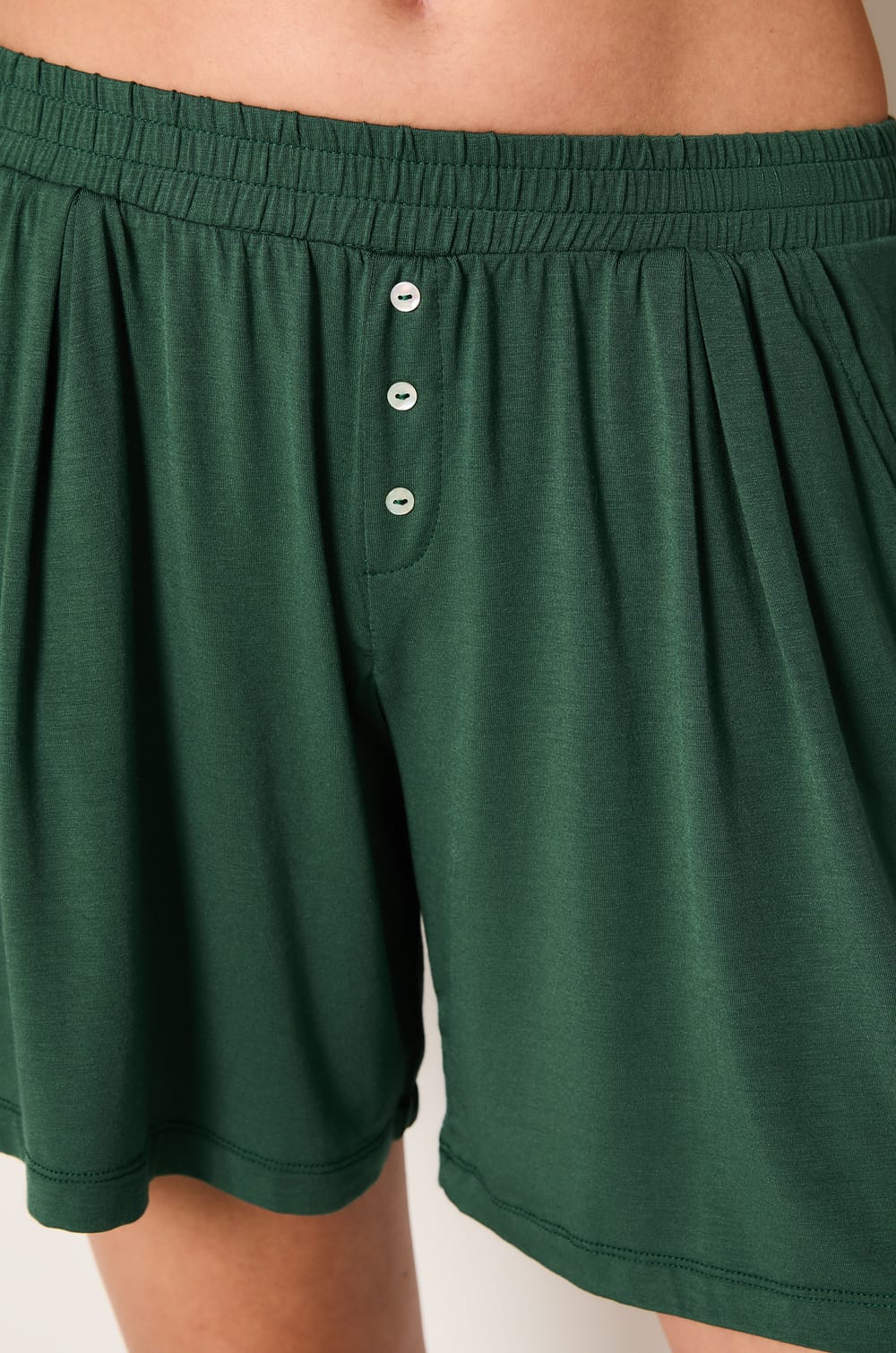 Modal Pajama Shorts;${refinementColor}
