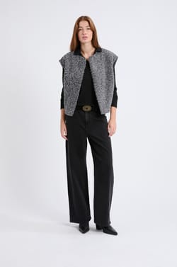 Sleeveless Cardigan;${refinementColor}