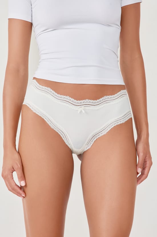 Boyshorts With Lace Details;${refinementColor}