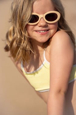 Two-Piece Gingham Swimsuit for Children;${refinementColor}