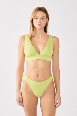Culotte bikini bas de maillot brillante;${refinementColor}