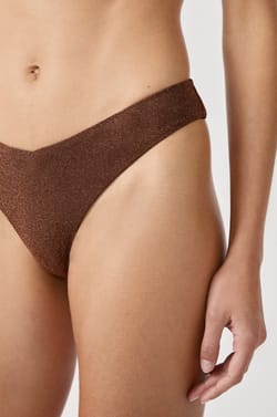 Brésilien high leg bas de maillot pailleté;${refinementColor}